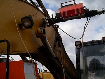 Ремонт опоры гидроцилиндра Экскаватора "CATERPILLAR", г. Москва, Май, 2015 г. 2